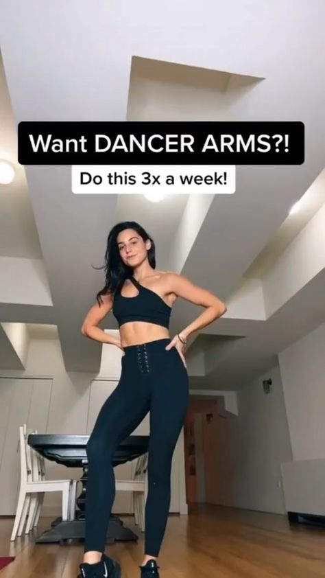 sculptworld on Instagram: Follow 👉 @bikinibodyobsessed for the best nutrition, mindset and fitness tips! Want to slim and tone your arms? Try these exercises and… Dancer Workout Routine, Dancer Arms, Fitness Before After, Tone Your Arms, Dancers Body, Fitness Home, Dancer Workout, Daily Workouts, Body Workout Plan