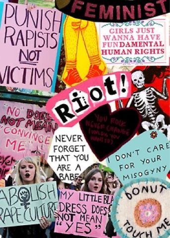 Riotgrrl Aesthetic, Feminist Collage, Riot Grrrl Fashion, Donut Dress, Feminist Punk, What Is Feminism, Punks Not Dead, Punk Patches, Punk Aesthetic