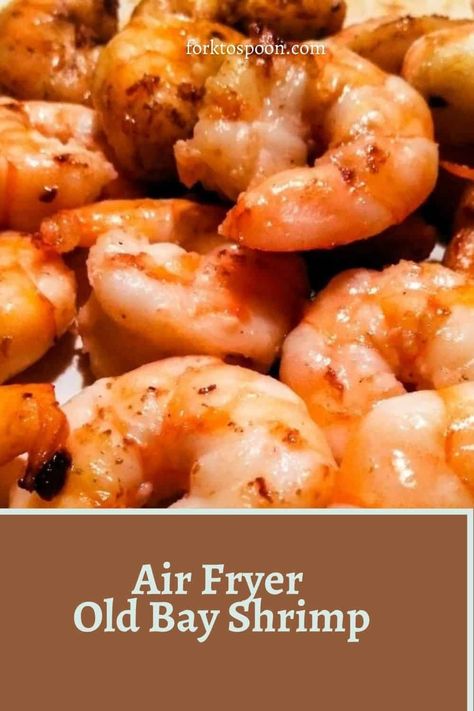 AIR FRYER OLD BAY SHRIMP Air Fryer Ideas, Old Bay Shrimp, Air Fryer Shrimp, Cooked Shrimp Recipes, Chicken Gravy Recipe, Recipes Air Fryer, Air Fryer Oven Recipes, Fried Fish Recipes, Airfryer Recipes