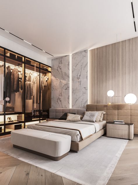 Bedroom Design Inspiration, Modern Luxury Bedroom, Luxury Bedroom Design, Luxury Bedroom Master, Modern Bedroom Furniture, Modern Bedroom Design, Contemporary Bedroom, Bedroom Furniture Sets, Minimalist Bedroom