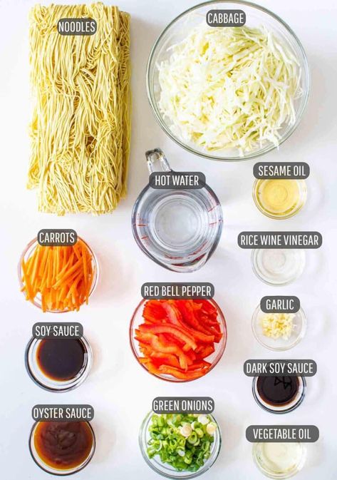 Wok Noodles Recipes, Best Chinese Noodle Recipe, Chow Mein Recipe Healthy, Chow Mein Meal Prep, Top Ramen Chow Mein, Diet Noodle Recipe, Cooked Noodles Recipes, Stir Fry Noodle Recipe, Chowmein Recipes Easy