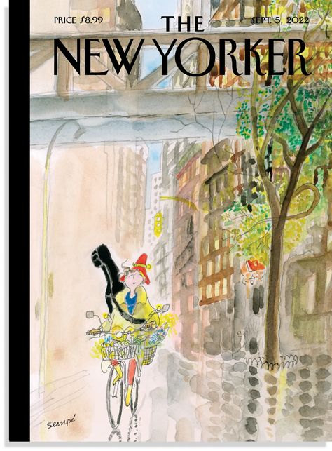 J. J. Sempé’s “Morning Music” | The New Yorker New Yorker September, The New Yorker Magazine, Morning Music, New Yorker Magazine, Music Art Print, New Yorker Covers, Cat Perch, Print Magazine, World Trade Center