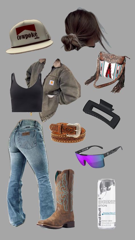 Country Western Outfits, Country Outfits Women, Cute Cowgirl Outfits, Casual Country Outfits, Cowgirl Style Outfits, Southern Outfits, Country Style Outfits, Western Wear Outfits, Cute Country Outfits