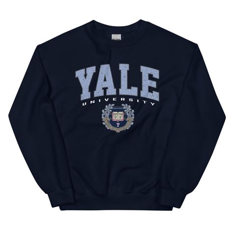 Yale Sweatshirt, Yale university sweater, Vintage sweater gift, graduation gift, holiday gift, Vintage gift idea, birthday gift, Yale shirt by GSWTS on Etsy Yale Shirt, Yale Sweatshirt, Yale Law, University Sweater, Yale Law School, College Sweater, University Outfit, Idea Birthday, University Shirt