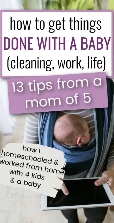 Working From Home With Baby, Work From Home With Newborn, Homeschooling With A Newborn, Newborn Mom Hacks, How To Be Productive At Home, Work From Home With Baby, Newborn Prep, Homemaking Inspiration, Busy Mom Planner