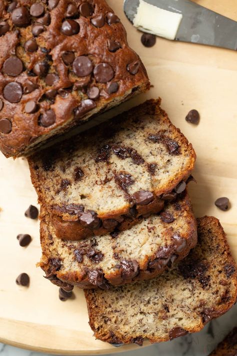 Essen, Banana Bread Healthy Recipe, Banana Pound Cake Recipes, Easy Banana Bread Recipe Healthy, Bananabread Recept, How To Make Banana Bread, Banana Bread 2 Bananas, Moist Banana Bread Recipe Easy, Banana Bread Aesthetic