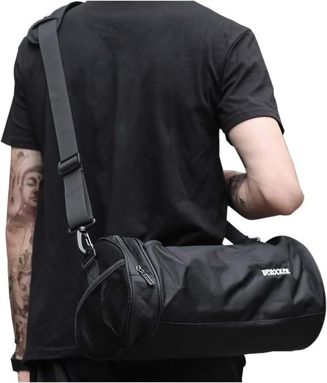 Small Sports Gym Bag Workout Lightweight Duffel Bags for ... Gym Bag For Men, Small Gym Bag, Black Camping, Hiking Bags, Small Gym, Men Yoga, Gym Bag Essentials, Swim Bag, Mens Gym Bag