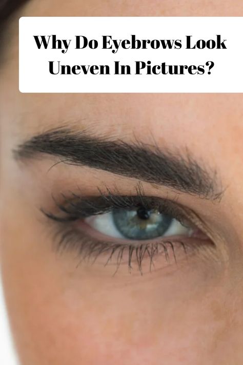 Why Do Eyebrows Look Uneven In Pictures? Natural Look Eyebrows, Fixing Uneven Eyebrows, How To Even Out Eyebrows, How To Fix Uneven Eyebrows, Fix Uneven Eyebrows, Perfect Natural Eyebrows, Good Eyebrows, Uneven Brows, Korean Eyebrows