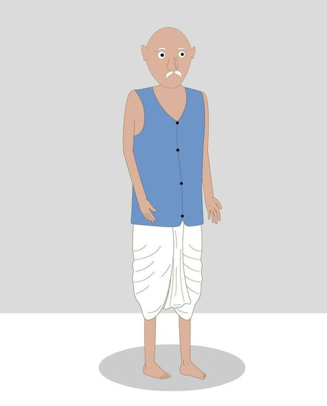 Village old man three quarter view cartoon character design Village Scene Drawing, Free Cartoon Characters, King Cartoon, 2d Character Animation, S8 Wallpaper, English Stories For Kids, Man Cartoon, Scene Drawing, Vector Character Design