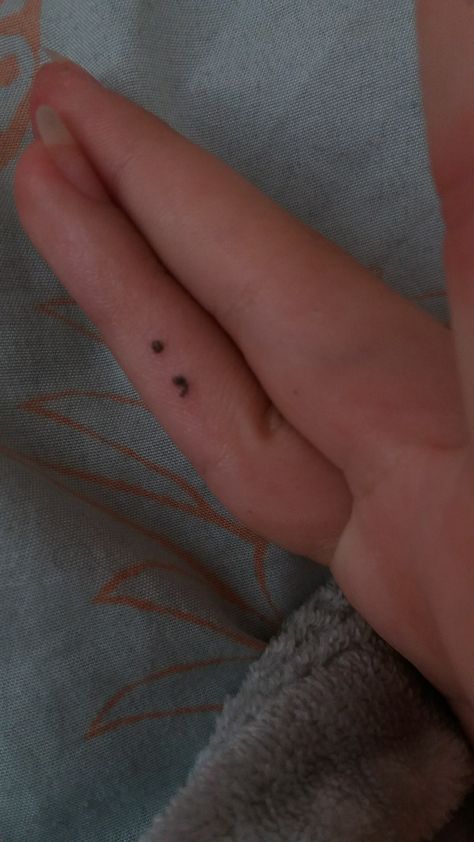 Tiny Tattoo Stick And Poke, Wrist Tattoos Stick And Poke, Stick And Poke Semicolon, Stick And Poke Tattoo With Meaning, Stick And Poke Tattoo Semi Colon, Stick And Poke Beginner, Stick And Poke Tattoo Ideas For Stoners, Small Tattoo Stick And Poke, Stick And Poke Small Tattoos