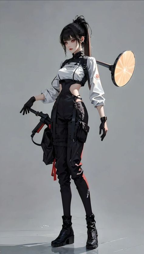 Cyberpunk Girl Outfit, Cyberpunk Inspired Outfit, Cyberpunk Nature, Mafia Outfits Female, Cyberpunk Outfit Design, Cyberpunk Outfit Drawing, Techwear Outfits Women, Cyberpunk Fashion Women, Cyberpunk Dress