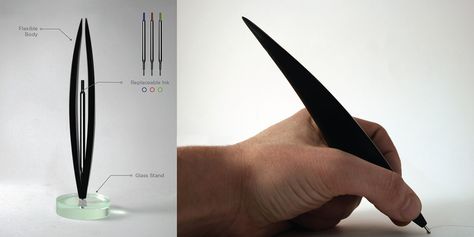 Quill - Ergonomic Pen on Behance Ergonomic Pen, Quill Pen, The Pen, Writing Instruments, Industrial Design, Product Design, Tool Design, Pen, Stationery