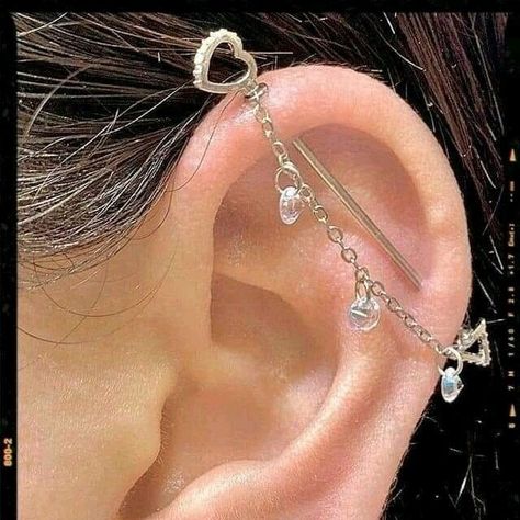 Bushido Tattoo, Industrial Piercing Jewelry, Cool Ear Piercings, Pretty Ear Piercings, Cool Piercings, Industrial Jewelry, Beautiful Tattoo, Cute Piercings, Industrial Piercing