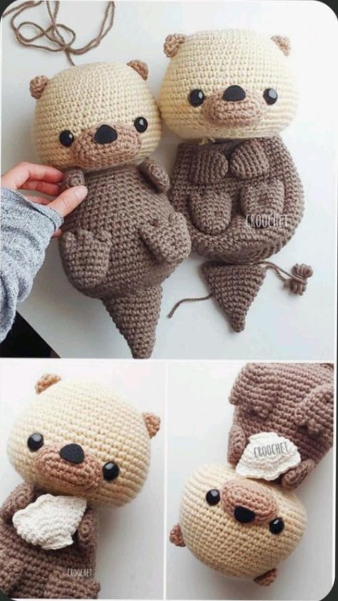 Crochet Animal Amigurumi, Crochet Animals Free Patterns, Kawaii Crochet, Crochet Amigurumi Free, Fun Crochet Projects, Crochet Animal Patterns, Diy Crochet Projects, Crochet Stitch, Crochet Toys Patterns