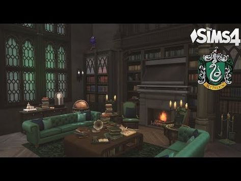 SLYTHERIN Dynasty Palace 🐍 (noCC) THE SIMS 4 | Stop Motion - YouTube Hufflepuff And Ravenclaw, Ravenclaw House, Sims 4 Build, The Sims4, Sims 4 Cc, Ravenclaw, The Sims 4, Stop Motion, The Sims