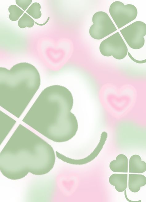 Toploader Fillers Template, Toploader Fillers Printable, Pink Green Background, Toploader Fillers, Pink And Green Background, Pink Green Wallpaper, Binder Filler, Pink And Green Wallpaper, Clover Wallpaper