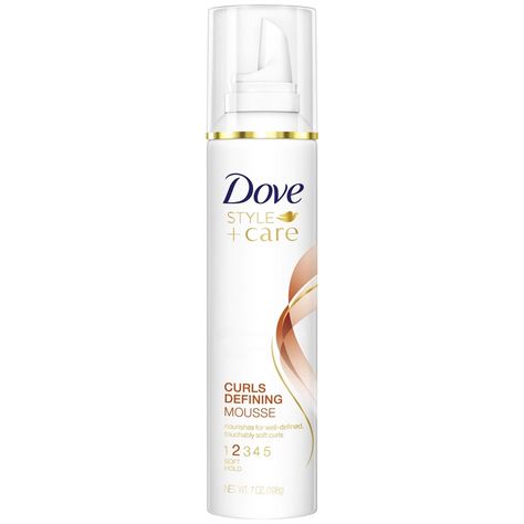 Dove Beauty Style + Care Curls Defining Mousse Best Volumizing Mousse, Best Hair Mousse, Curly Hair Mousse, Curl Mousse, Volumizing Mousse, Dove Beauty, Styling Mousse, Hair Issues, Bouncy Hair