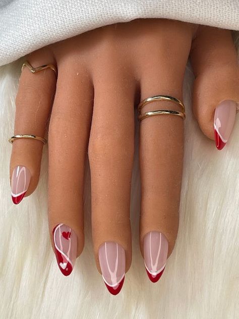 White Nail, Heart Nails, Short Acrylic Nails, Valentine's Day Nails, Valentines Nails, Best Acrylic Nails, Cute Acrylic Nails, Nude Nails, Trendy Nails