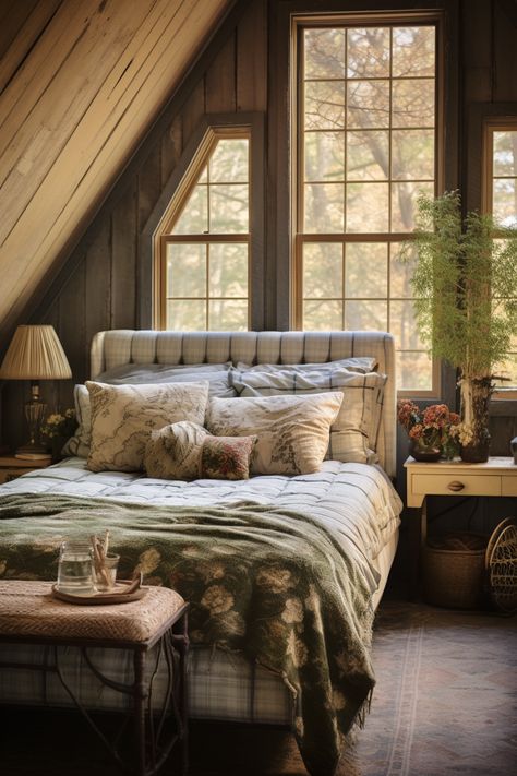 40+ Gorgeous Cottagecore Bedroom Ideas Cottage Bedroom Aesthetic, Cottagecore Bedrooms, Bedroom Primary, Floral Patterns Vintage, Bedroom Cottagecore, Cottagecore Bedroom Ideas, Farmhouse Guest Bedroom, Cottagecore Bedroom, Cottagecore Room Decor