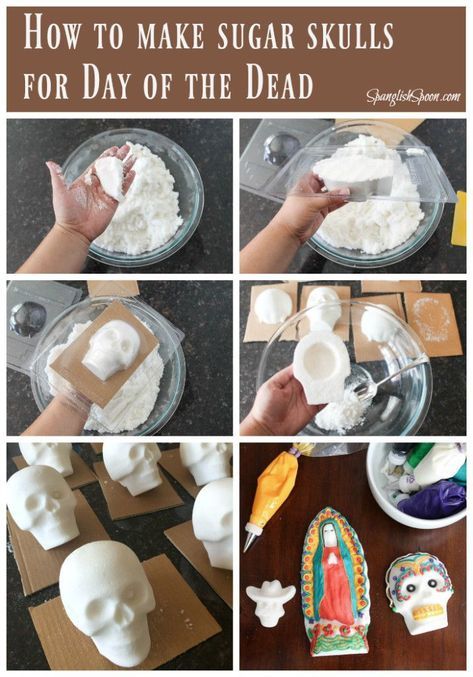 Day Of The Dead Desserts, Day Of The Dead Activities For Kids, Day Of The Dead Crafts For Kids, Day Of The Dead Activities, Sugar Skull Diy, Dia De Los Muertos Party Ideas, Sugar Skull Crafts, Den Mrtvých, Day Of The Dead Altar