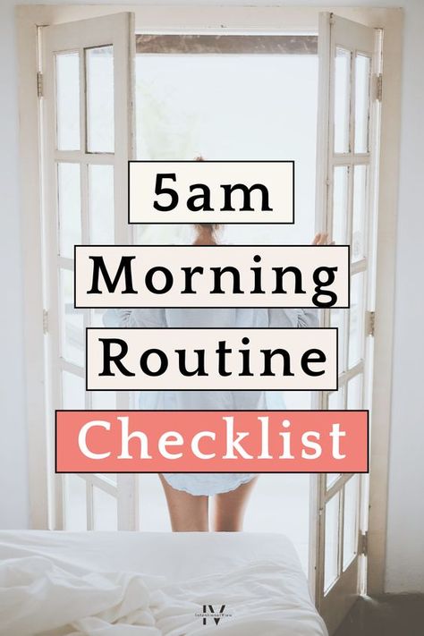 This is the 5am morning routine checklist that made me a morning person! If I can do it, you can do it too. Find out why a morning routine is the catalyst for so many positive changes in your life, and a cornerstone of intentional living. 🌞⏰ Morning Self Care Checklist, Morning Routine 5am To 6am, Good Daily Routines, Nightly Routine Women, Gentle Morning Routine, Self Care Morning Routine List, Unemployed Routine, 20 20 20 Morning Routine, 5-9 Before 9-5 Routine