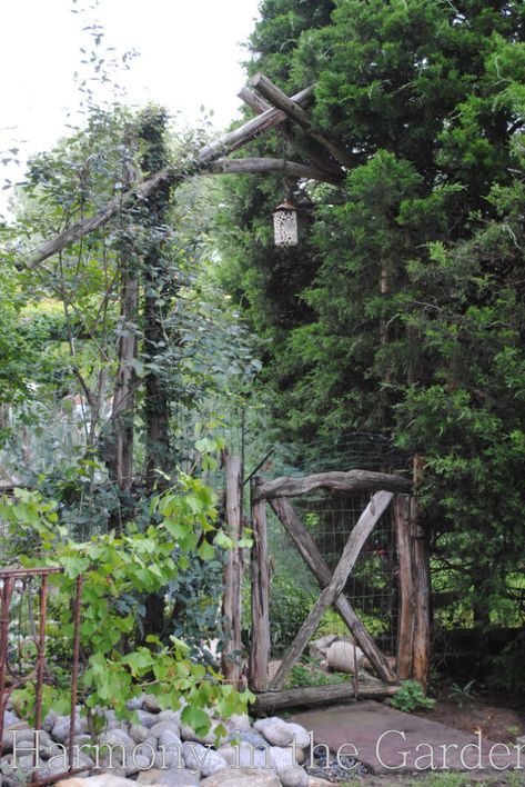 Artistic Garden, Phoenix Garden, Gardening Wallpaper, Tools Tattoo, Wallpaper Garden, Oregon Garden, Garden Gates And Fencing, Forest Gate, Tattoo Plant