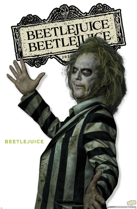 PRICES MAY VARY. This Trends Beetlejuice Beetlejuice - Beetlejuice Feature Series Wall Poster uses high-resolution artwork and is printed on PhotoArt Gloss Poster Paper which enhances colors with a high-quality look and feel High-quality art print is ready-to-frame or can be hung on the wall using poster mounts, clips, pushpins, or thumb tacks Officially Licensed wall poster Easily decorate any space to create the perfect decor for a party, bedroom, bathroom, kids room, living room, office, dorm Beetlejuice Beetlejuice Beetlejuice, Beetlejuice Office Decorations, Beetlejuice Images, Beetlejuice Room, Beetlejuice Party, Party Bedroom, Movie Artwork, Beetlejuice Beetlejuice, Wall Poster Prints