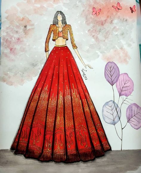 A beautiful red Lehenga with sequence work on it & a cute tube top & a trendy glittery jacket... This look makes awesome..🤩 Cute Tube Tops, Red Lehenga, Wedding Sutra, Sequence Work, Tube Top, Lehenga, Work On, Aurora Sleeping Beauty, Illustrations