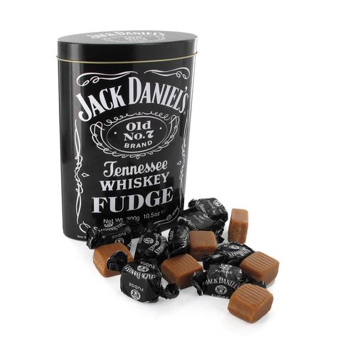 Zombie detection tip: Throw this at a person from a distance. If he doesn't eat them and goes for you instead, yes he is a zombie. If he eats them, he is human: kill him anyway, because these are yours. Jack Daniels Chocolate, Whiskey Fudge, Jack Daniels Gift Set, Whisky Jack Daniels, Marshmallow Fudge Recipe, Jack Daniels Gifts, Jack Daniels Fudge, Whisky Jack, Whiskey Chocolate