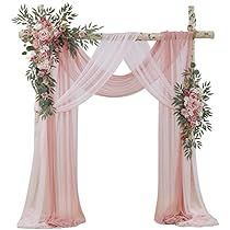 Wedding Ceremony Arbor, Ceremony Arbor, Arch Draping, Flower Swag, Expensive Flowers, Fabric Drape, Reception Backdrop, Wedding Reception Backdrop, Diy Wedding Backdrop