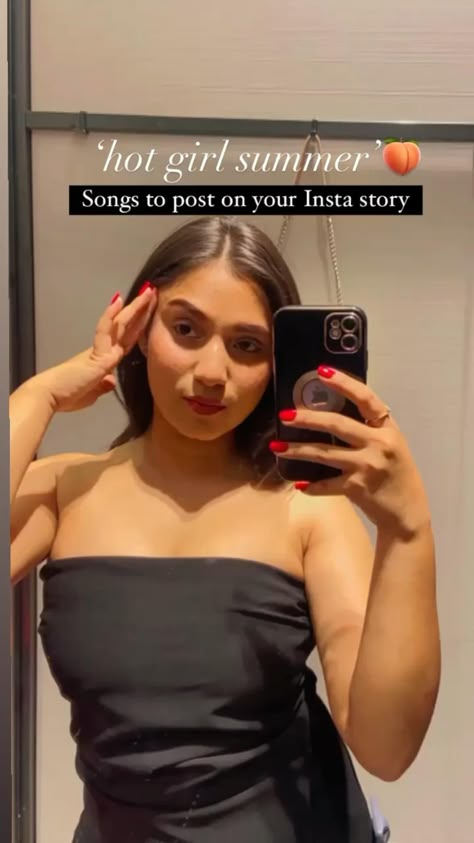 Songs to post on your insta story when you are all dolled up 💖💄👠 #instagram #songs #hotgirlsummer #instastory Song For Instagram Post Girl, Songs For Cute Photos, Hot Songs For Story, Cool Songs To Post Yourself To, Hot Song For Insta Story, Hot Insta Songs, Best Song For Story, Bossy Songs For Insta Story, Song For Hot Instagram Story