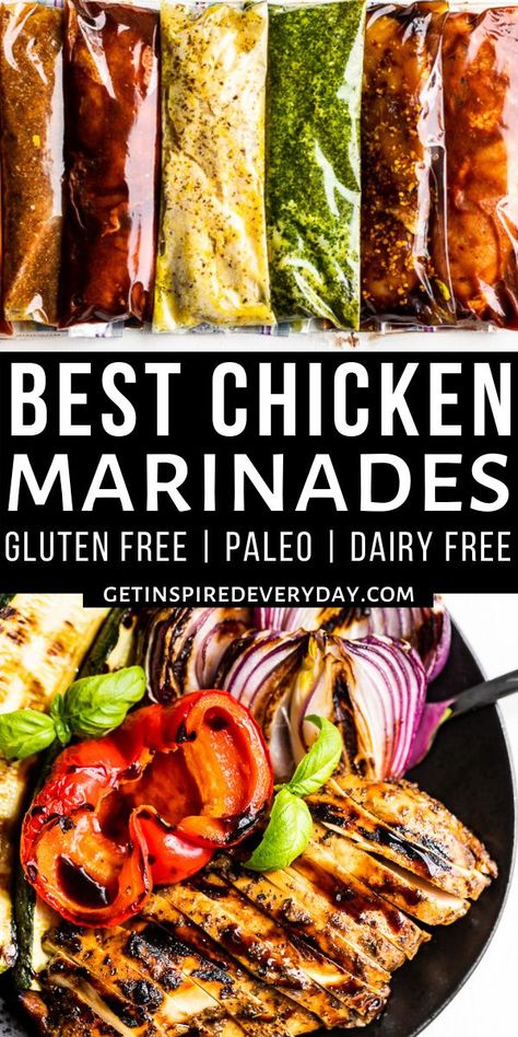 Best Chicken Marinades, Baked Chicken Marinade, Lemon Chicken Marinade, Healthy Chicken Marinade, Best Chicken Marinade, Grilled Chicken Marinade, Chicken Marinade Recipes, Greek Lemon Chicken, Gluten Free Soy Sauce