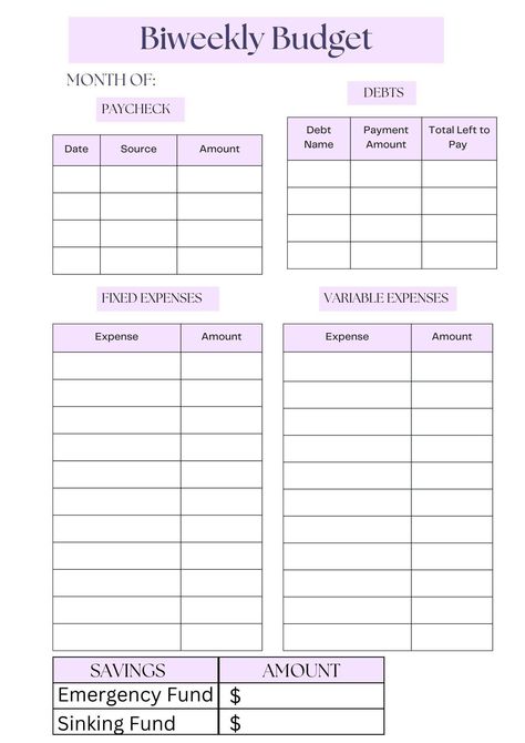 Biweekly Budget Template Budget Planners Budget Template - Etsy free2024planner #christianplanner🌺 Budgeting Finances Biweekly, Budgeting Sheets Printable, Good Notes Budget Template, Budgeting Template Free, Budget Sheets Templates, Budgetting Template, Biweekly Paycheck Planner, Monthly Budget Printable Free Templates, Budgeting Finances Template