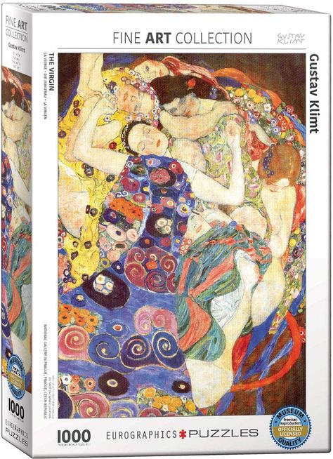 AmazonSmile: EuroGraphics Klimt The Virgin Puzzle (1000-Piece) (6000-3693) : Toys & Games Art Klimt, Banksy Prints, Gustav Klimt Art, Vintage Ski Posters, Australian Vintage, Klimt Art, Ski Posters, Vintage Advertising Posters, Matisse Prints