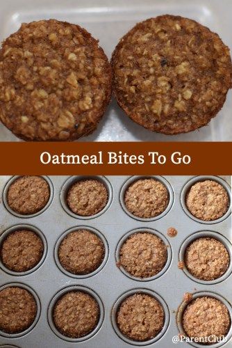 Oatmeal Bites To Go, baking, recipe Bobo’s Oat Bites Copycat, Easy Oatmeal Muffins, Oat Bites, Oatmeal Snacks, Oats Snacks, Oatmeal Balls, Oatmeal Bites, Pancake Bites, Homemade Oatmeal