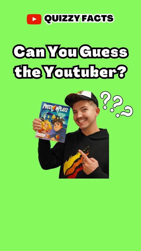 Click to watch the video for Answer🧠 Topic: Preston, preston playz, gaming,gaming,youtuber, famous youtuber,guess the youtuber, quiz, quiz games, quiz questions, quiz competition, quizzes, quiz channel, quiz for kids, facts, facts shorts, facts video, facts channel, guess the, rather, quizzy facts, emoji challenge, challenge, challenge videos, emoji quiz, games, are you a, what do you preffer, quizzy, shorts, Riddles, guesser, quiz channel, test your knowledge, puzzles, memory game Kids Facts, Preston Playz, Emoji Quiz, Quiz Games, Famous Youtuber, Emoji Challenge, Quiz Questions, Memory Game, Mind Body And Soul