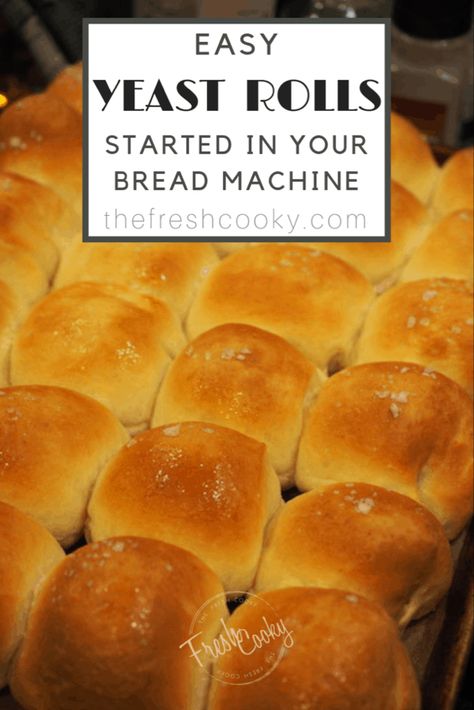 Bread Machine Rolls Recipes, Bread Machine Rolls, Bread Machine Recipes Sweet, Fluffy Rolls, Easy Yeast Rolls, Easy Bread Machine Recipes, Homemade Yeast Rolls, Yeast Rolls Recipe, Best Bread Machine