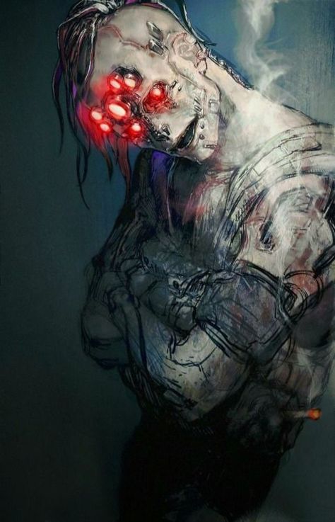 Cyberpunk Men, Cyberpunk Concept Art, Cyberpunk Rpg, Cyberpunk Design, Cyberpunk Aesthetic, Arte Cyberpunk, Cyberpunk Character, Cyberpunk Style, Red Art