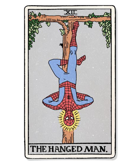 Hanged Man Tarot, Hanged Man, The Hanged Man, Tarot Cards Art, Art Carte, Tarot Art, Funky Art, Cool Posters, Tarot Card