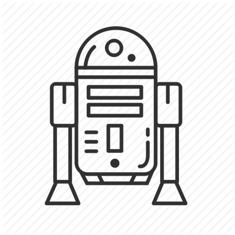 Simple Star Wars Drawings, Star Wars Art Drawings Sketch, R2d2 Drawing, R2d2 Tattoo, Star Wars Art Drawings, Robot Icon, Computer Monitor Accessories, Star Wars Drawings, George Lucas