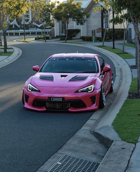 Pink Toyota 86, 86 Car, Dream Whip, Toyota Gr86, Barbie Car, Toyota Gt86, Toyota 86, Car Goals, Car Inspiration