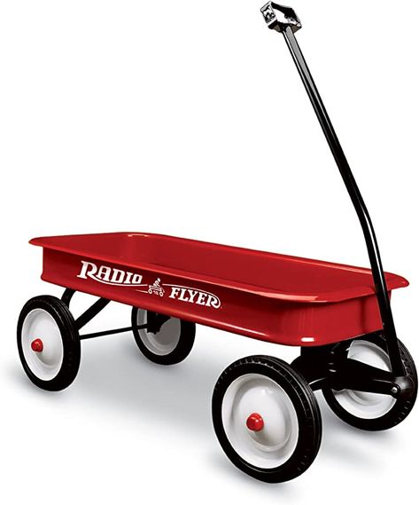 Radio Flyer Wagon, Metal Wagon, Box Radio, Radio Flyer Wagons, Toy Wagon, Riding Toys, Radio Flyer, Red Wagon, Vintage Radio