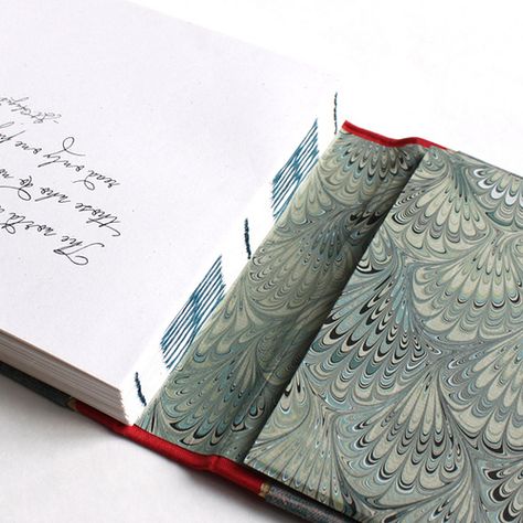 A peek at the stitching Coptic Book Binding, Spine Book, Bookbinding Tutorial, Journal Handmade, Secret Pocket, Birthday Book, Cool Books, Handmade Book, Handmade Journals