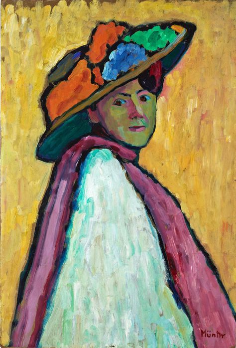 Gabriele Münter - Portrait of Marianne von Werefkin [1909]… | Flickr Fauvism, Gabriele Münter, Women Artist, Blue Rider, Tableaux Vivants, Franz Marc, German Expressionism, Expressionist Art, German Art