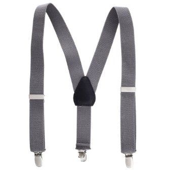 Amazon.com: Solid Color Kids Elastic Suspenders (Availaible in 3 Sizes and 12 Colors) (22, Grey): Clothing Grey Suspenders, Grey Clothing, Suspenders For Kids, Ring Security, Bearer Outfit, Boys Accessories, Toddler Fashion, Suspenders, Braces