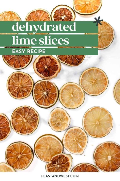 Step up your bar tending game with super simple garnishes lime dehydrated lime slices! This quick and easy recipe makes a versatile garnish that can go on top of tons of your favorite cocktails. https://feastandwest.com/2024/04/15/dehydrated-lime-slices/ Dehydrated Limes In Oven, Dried Limes For Cocktails, Dehydrated Limes For Cocktails, Lime Garnish Cocktails, Dehydrated Lime Slices, Fun Summer Cocktails, Dehydrated Limes, Bar Tending, Mezcal Margarita