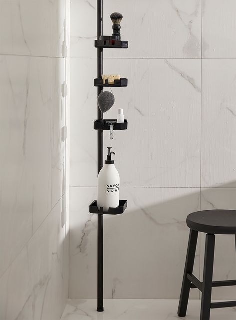 Corner shower caddy