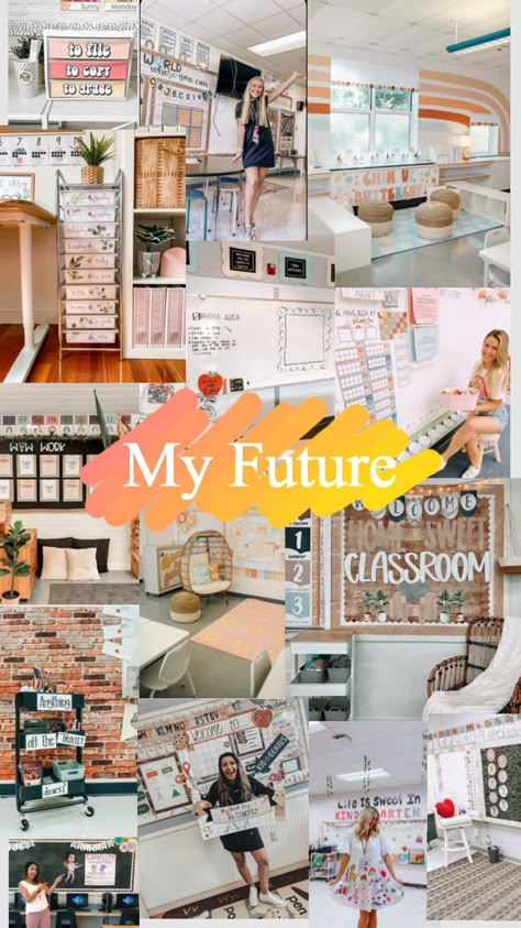 Vision Board Ideas Teacher, Teacher Dream Board, Teachers Vision Board, Teaching Aesthetic Wallpaper, Primary Teaching Aesthetic, Teacher Girl Aesthetic, Vision Board Teacher Aesthetic, Being A Teacher Aesthetic, Special Education Teacher Aesthetic