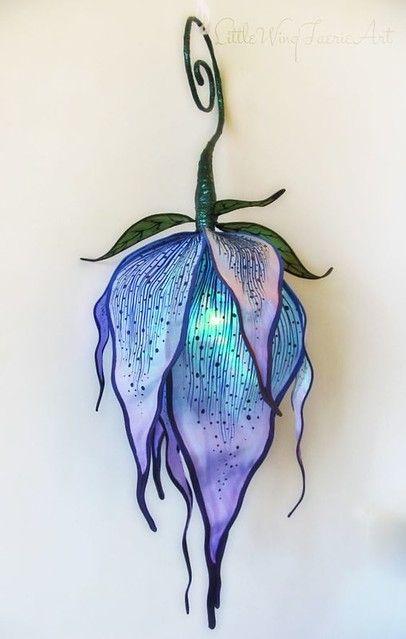 Faerie Art, Takken Decor, Magic Flower, Faery Art, Lamp Ideas, Deco Nature, Flower Lamp, Cool Ideas, Diy Lamp