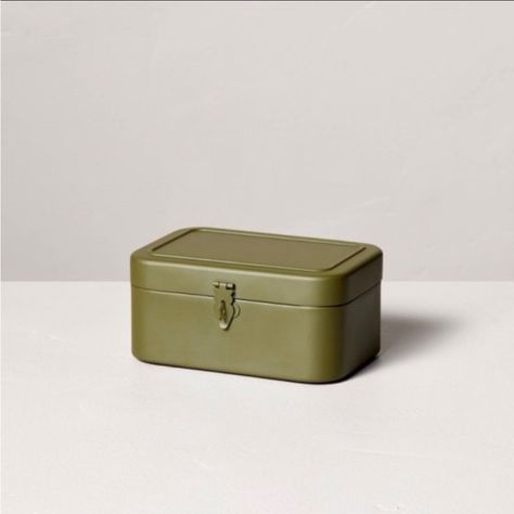 Stuff Storage, Cute Storage Boxes, Small Utility, Metal Storage Box, Floor Baskets, Small Storage Boxes, Hearth & Hand With Magnolia, A&b Home, Stash Box